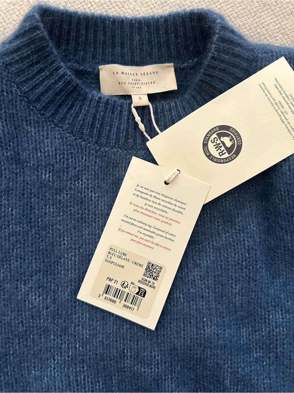 NWT! Rare! Sezane Luke Jumper - Retail $170! Size S - Picture 11 of 13